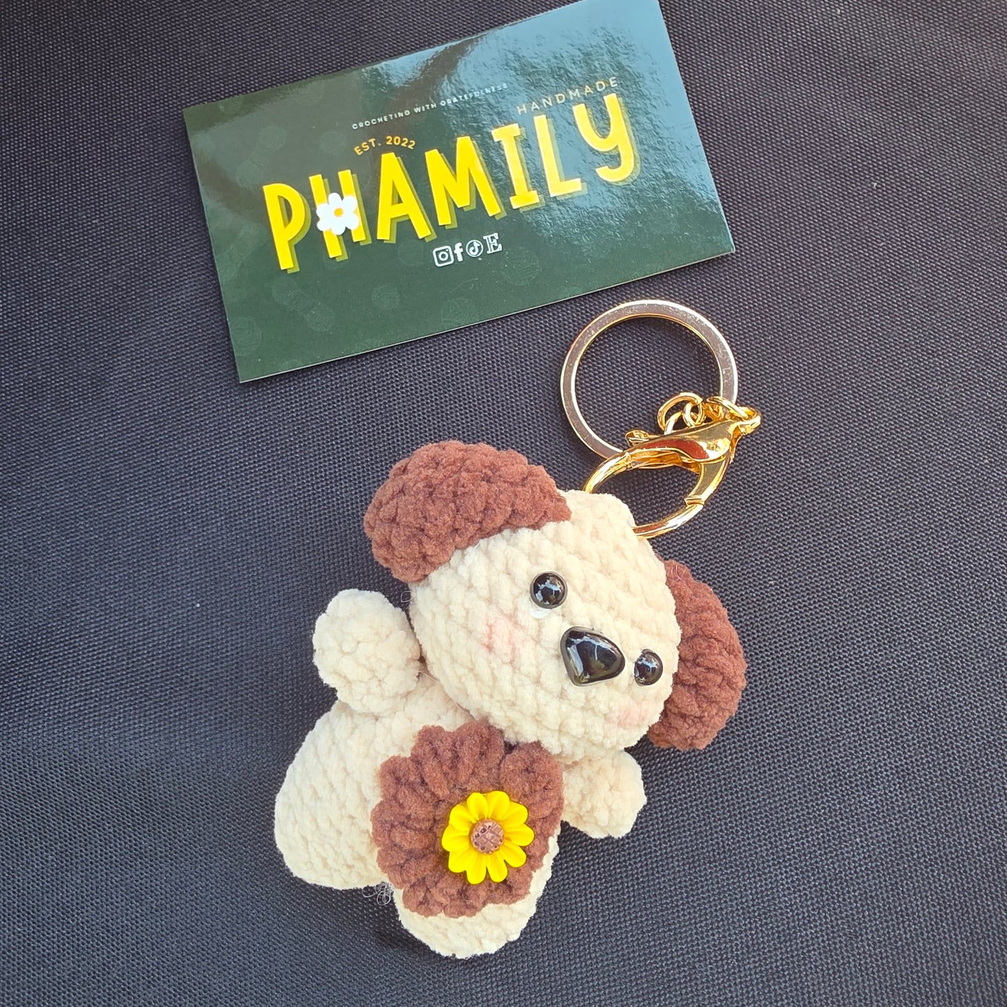 Animal Small Sized Crochet Keychain