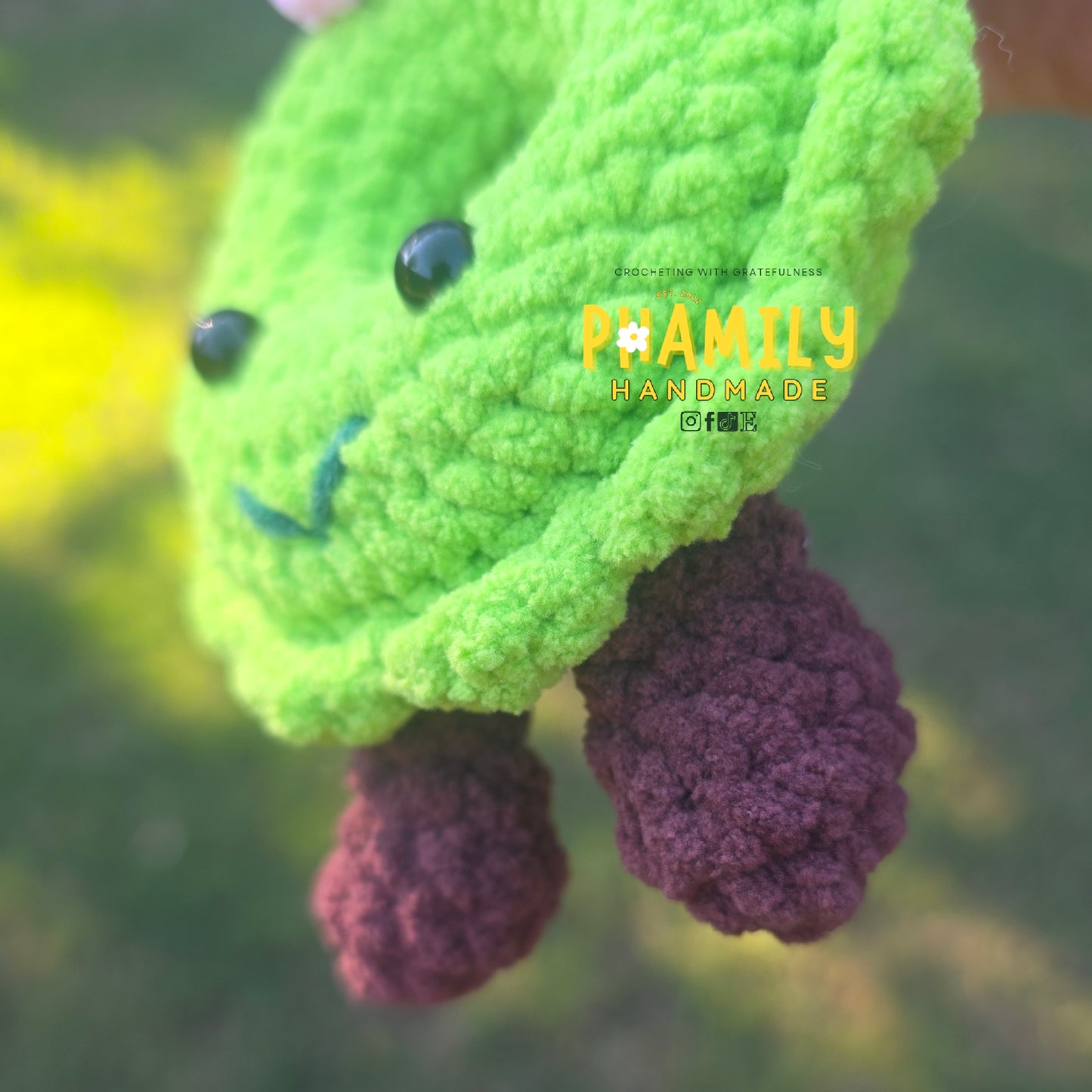 Crochet Pattern - Christmas Ornament Wreath Jelly Cat, cute, soft ornament, handmade, amigurumi, Christmas decor