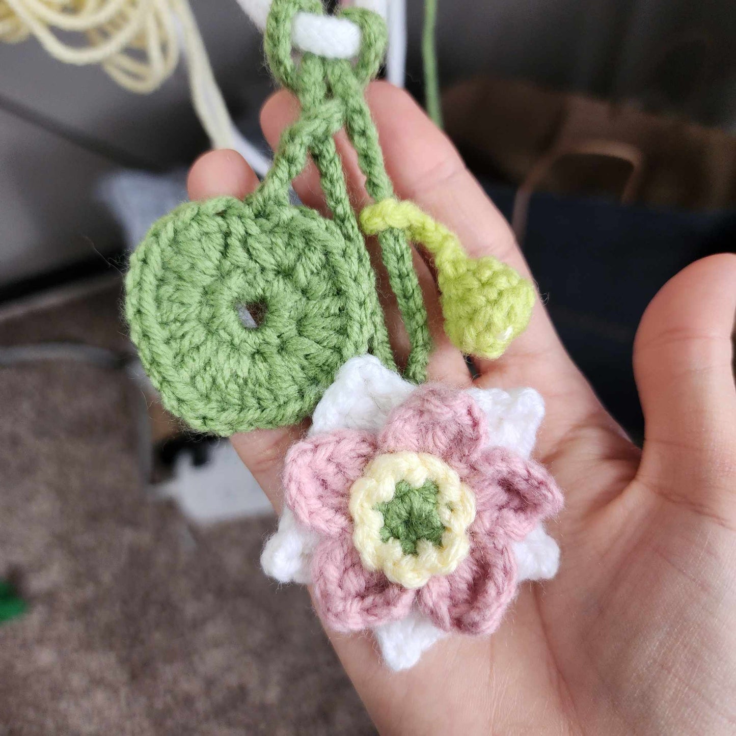 Lotus Bag Charm
