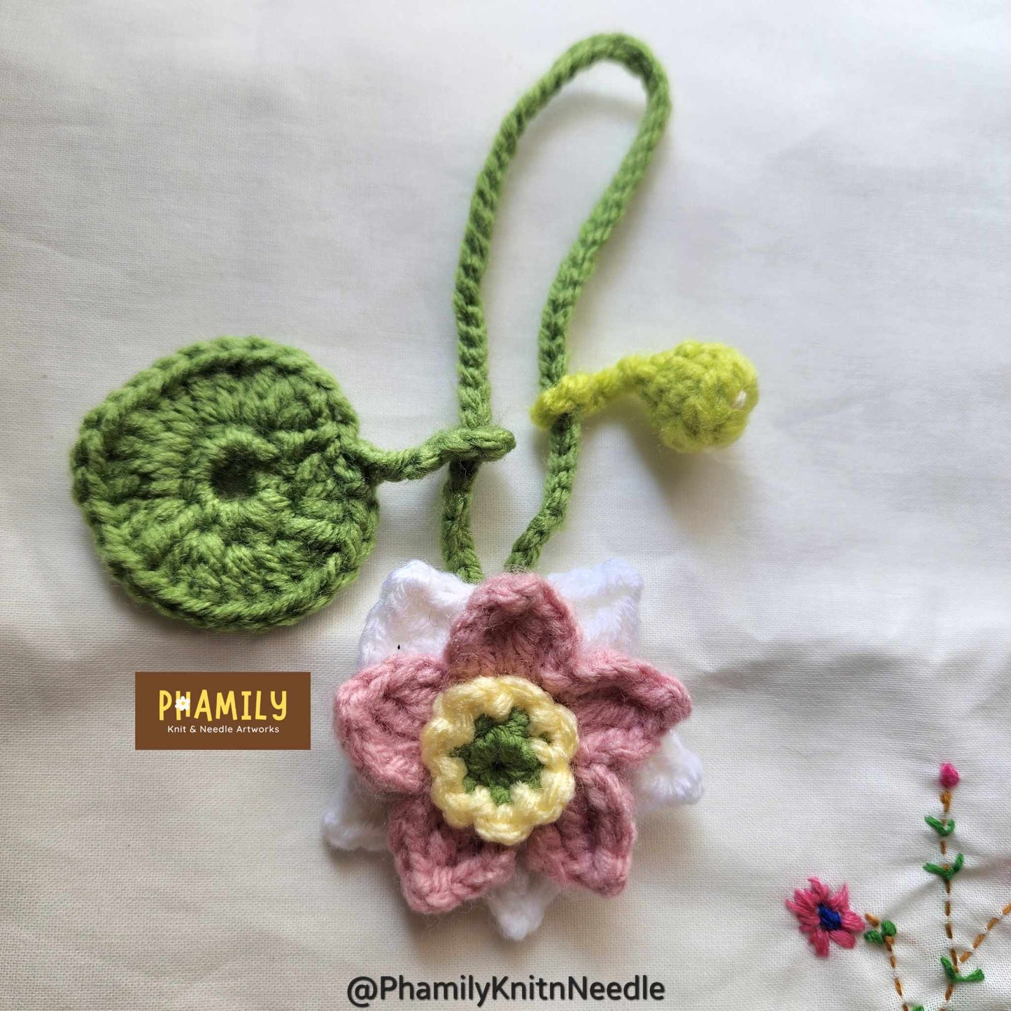 Lotus Bag Charm