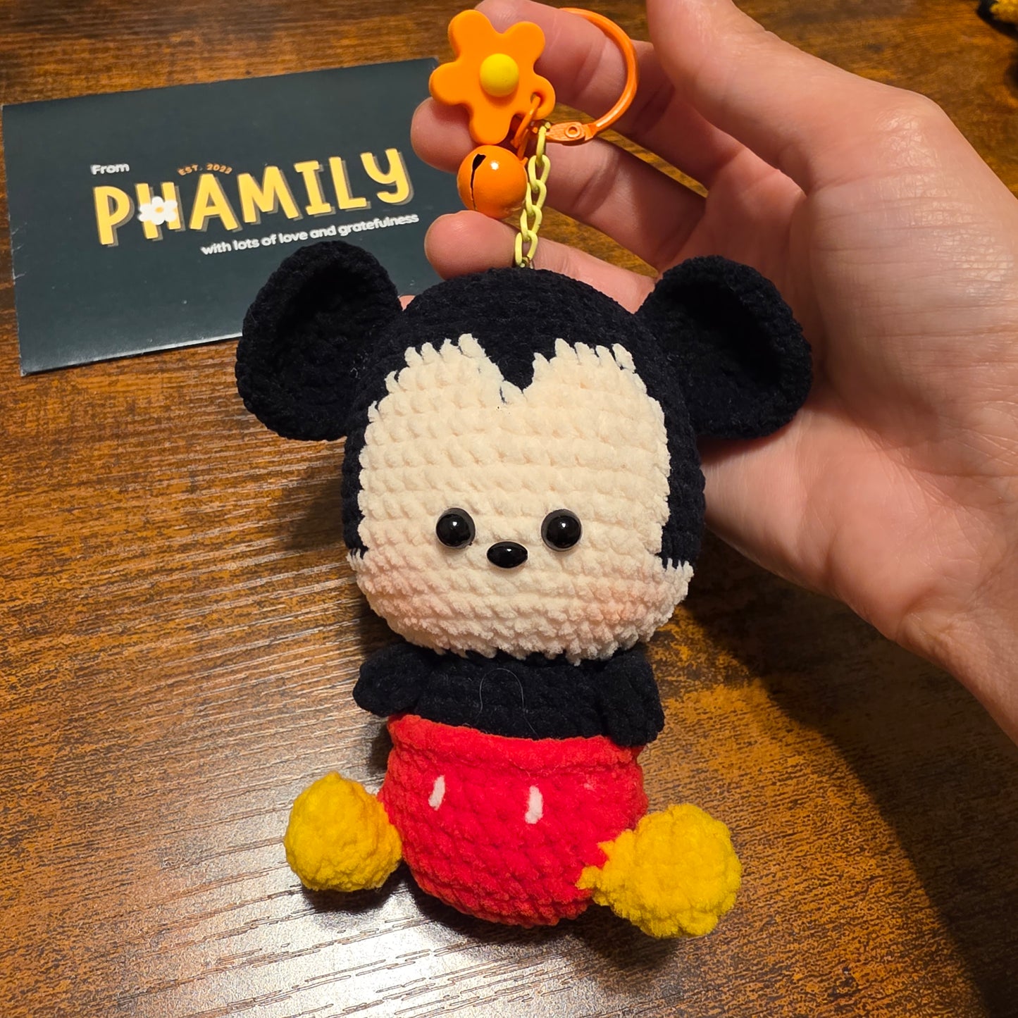 Mickey & Minnie Mouse Keychain / Ornament / Car Mirror Hanger