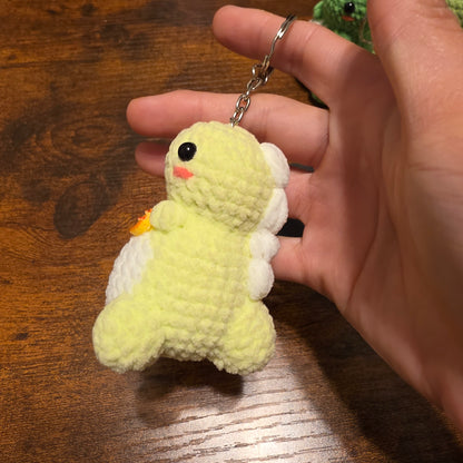 Green Dinosaur Keychain