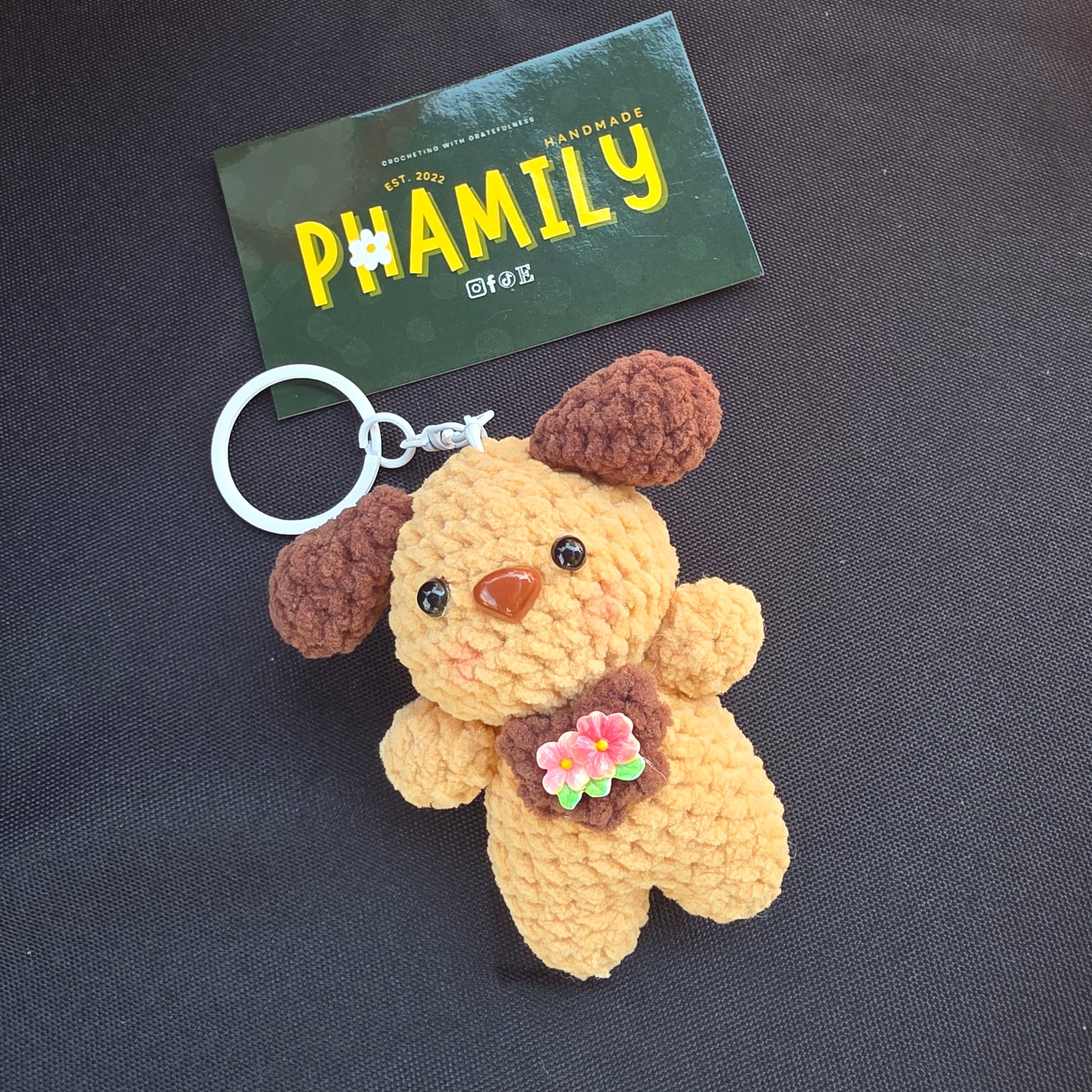 Animal Small Sized Crochet Keychain