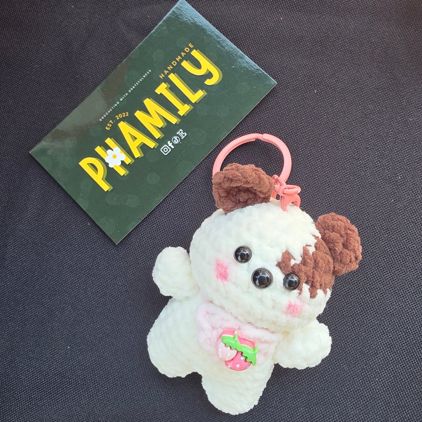 Animal Small Sized Crochet Keychain