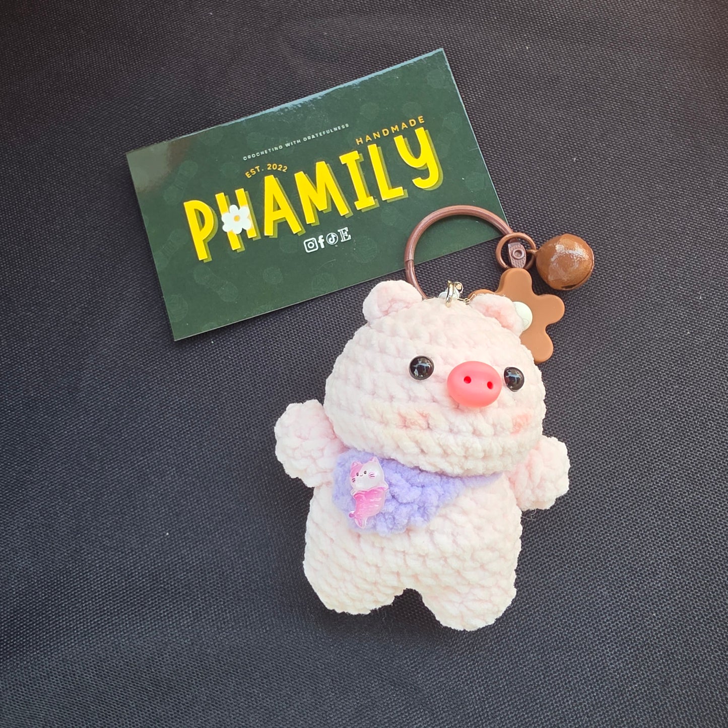 Animal Small Sized Crochet Keychain