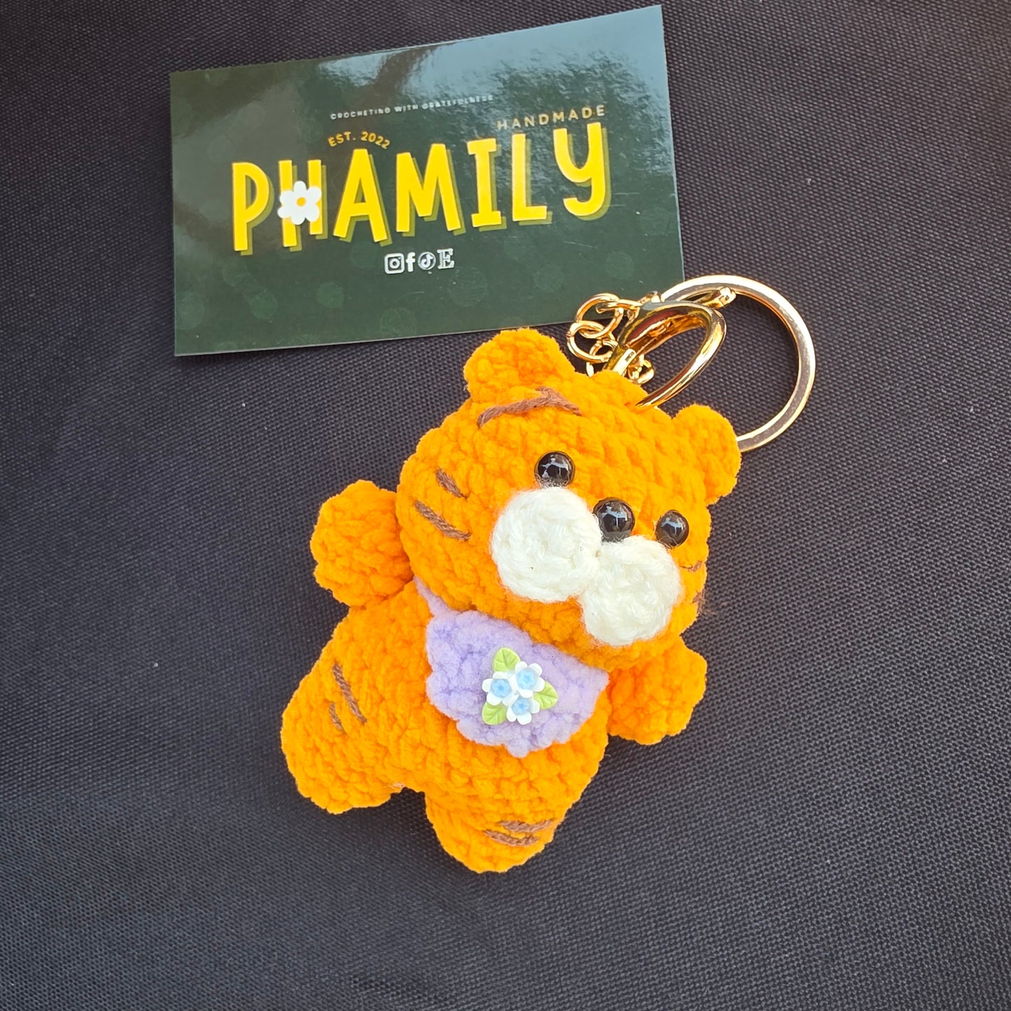 Animal Small Sized Crochet Keychain