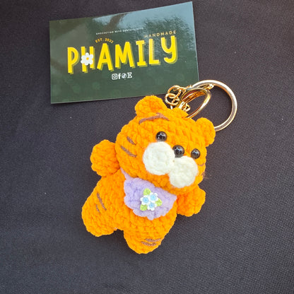 Animal Small Sized Crochet Keychain