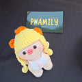 1. Piggy Crochet Keychain
