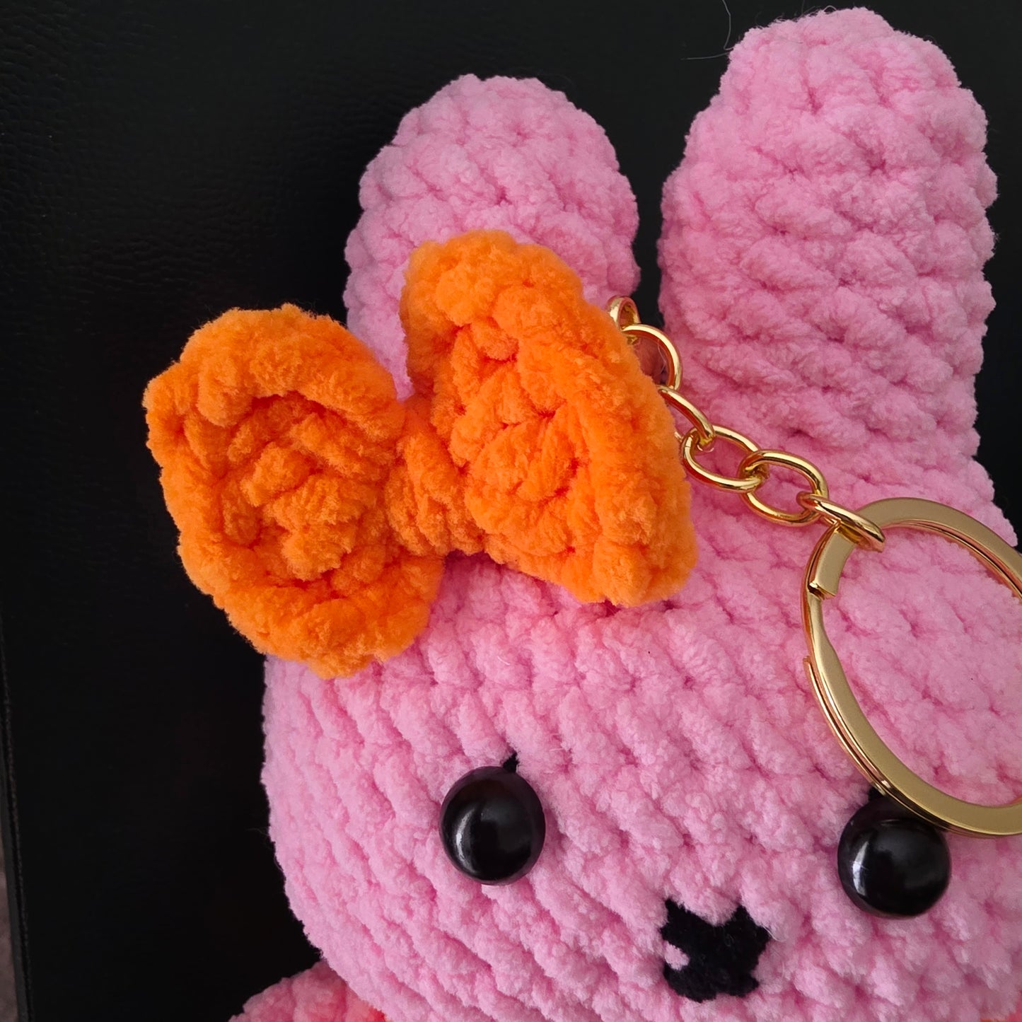 Miffy Amigurumi Crochet Plush/Keychain (7in height)