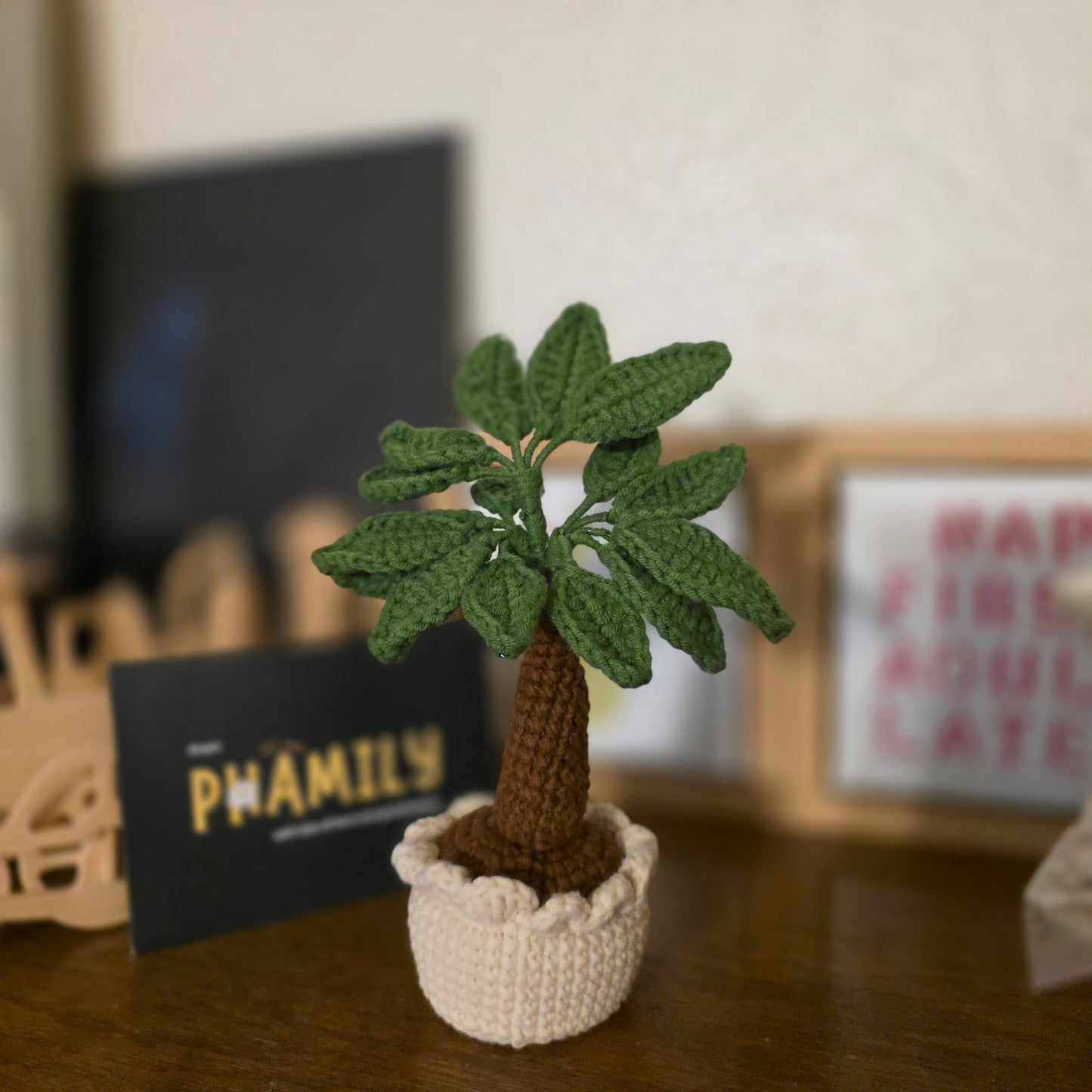 Crochet Money Tree | Handmade Lucky Tree Decor | Cute Plant Gift | Home Decor, Office Decor, or Car Decor | Amigurumi Money Tree (7 in)