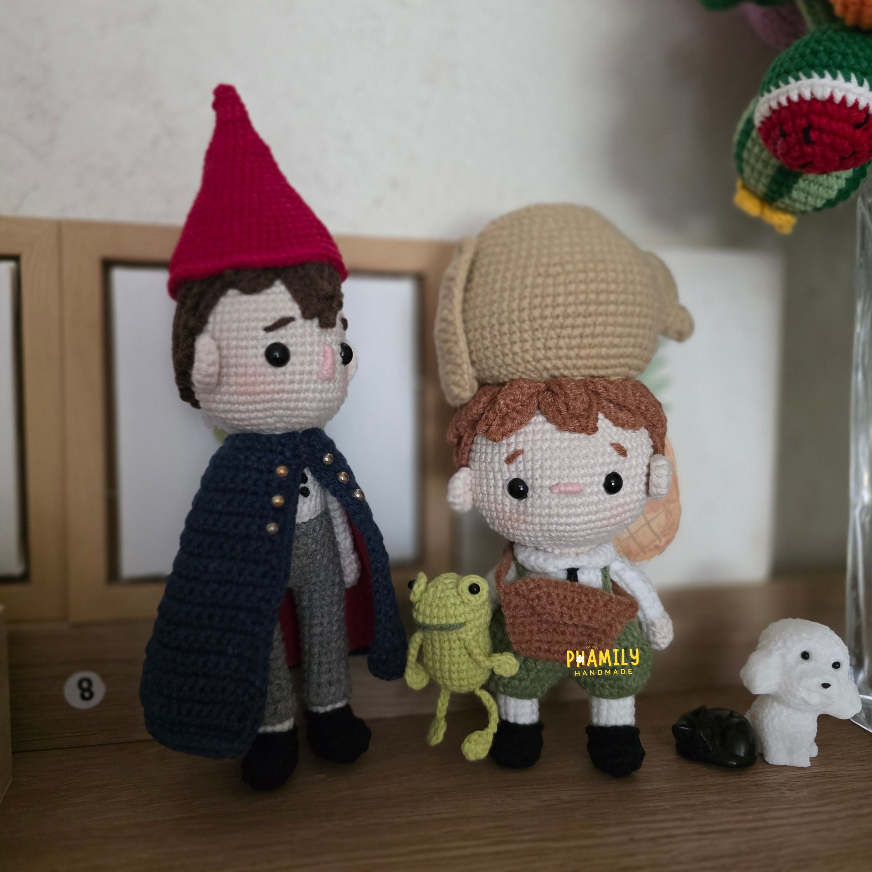 Greg & Wirt from Over the Garden Wall - Crochet Handmade Plush Toy