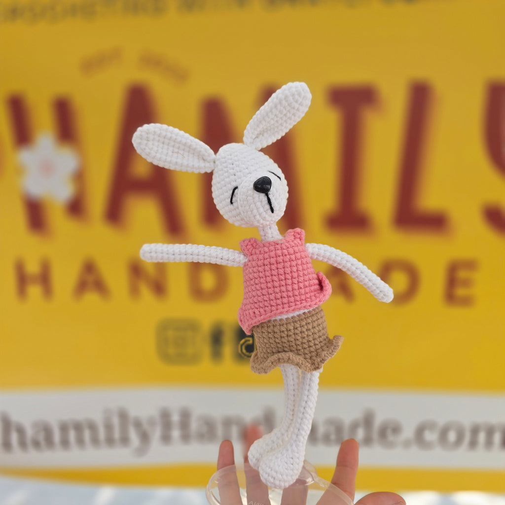 1. Bunny Toy, Crochet Doll, Bunny Rabbit Lover, Emotional Support Doll, Cute Doll, Crochet Toy, Handmade Bunny