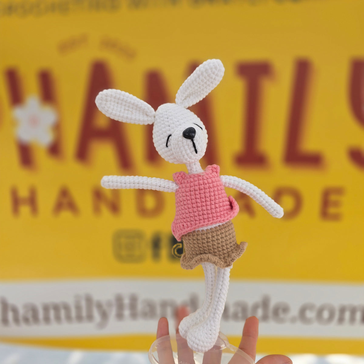 1. Bunny Toy, Crochet Doll, Bunny Rabbit Lover, Emotional Support Doll, Cute Doll, Crochet Toy, Handmade Bunny