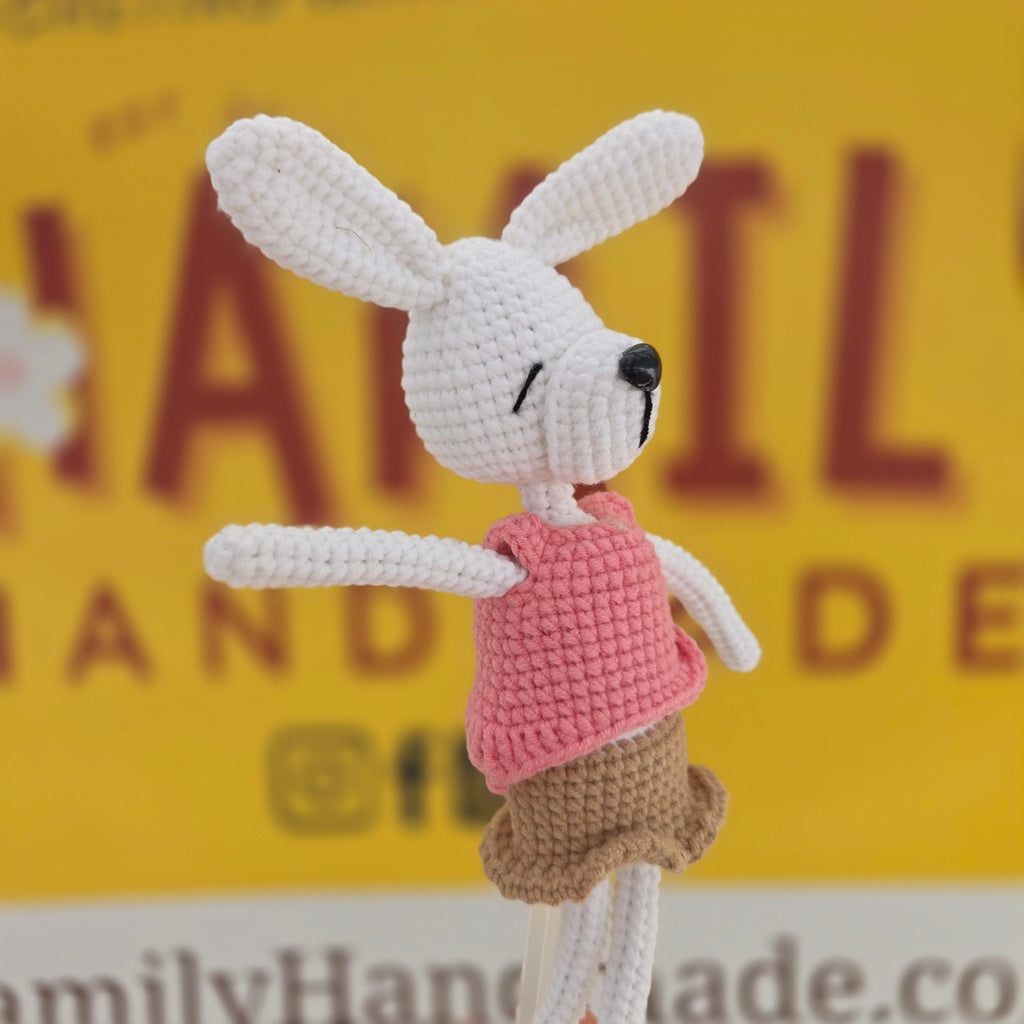 1. Bunny Toy, Crochet Doll, Bunny Rabbit Lover, Emotional Support Doll, Cute Doll, Crochet Toy, Handmade Bunny