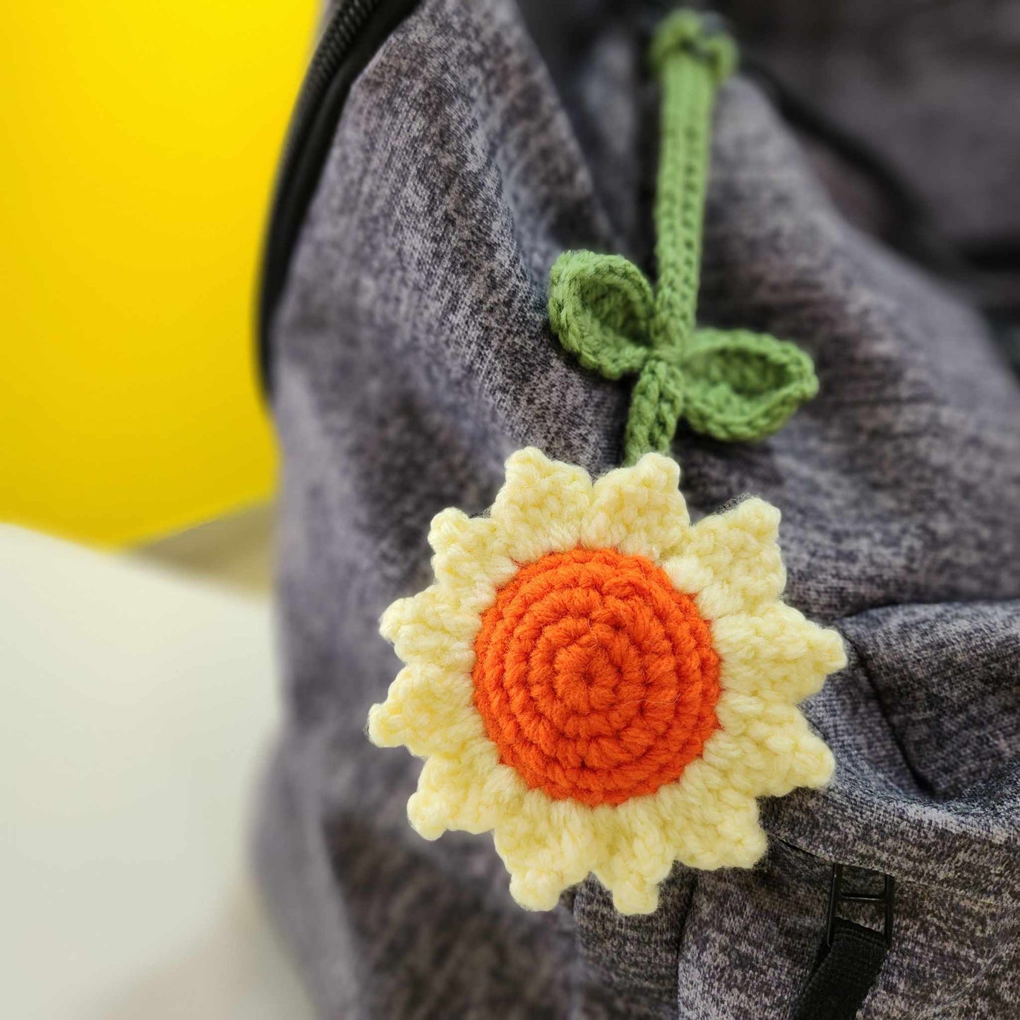 Sunflower Bag Charm