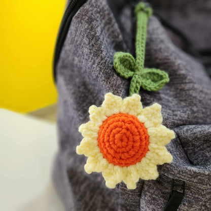 Sunflower Bag Charm
