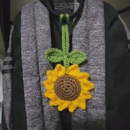 Sunflower Bag Charm