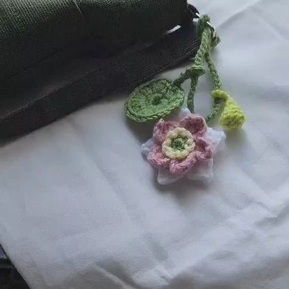Lotus Bag Charm