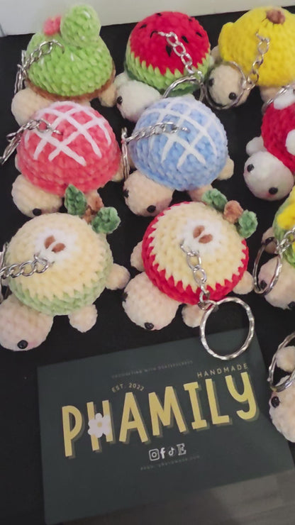 1. Cute Turtle Keychains - Finished item, ready to ship
