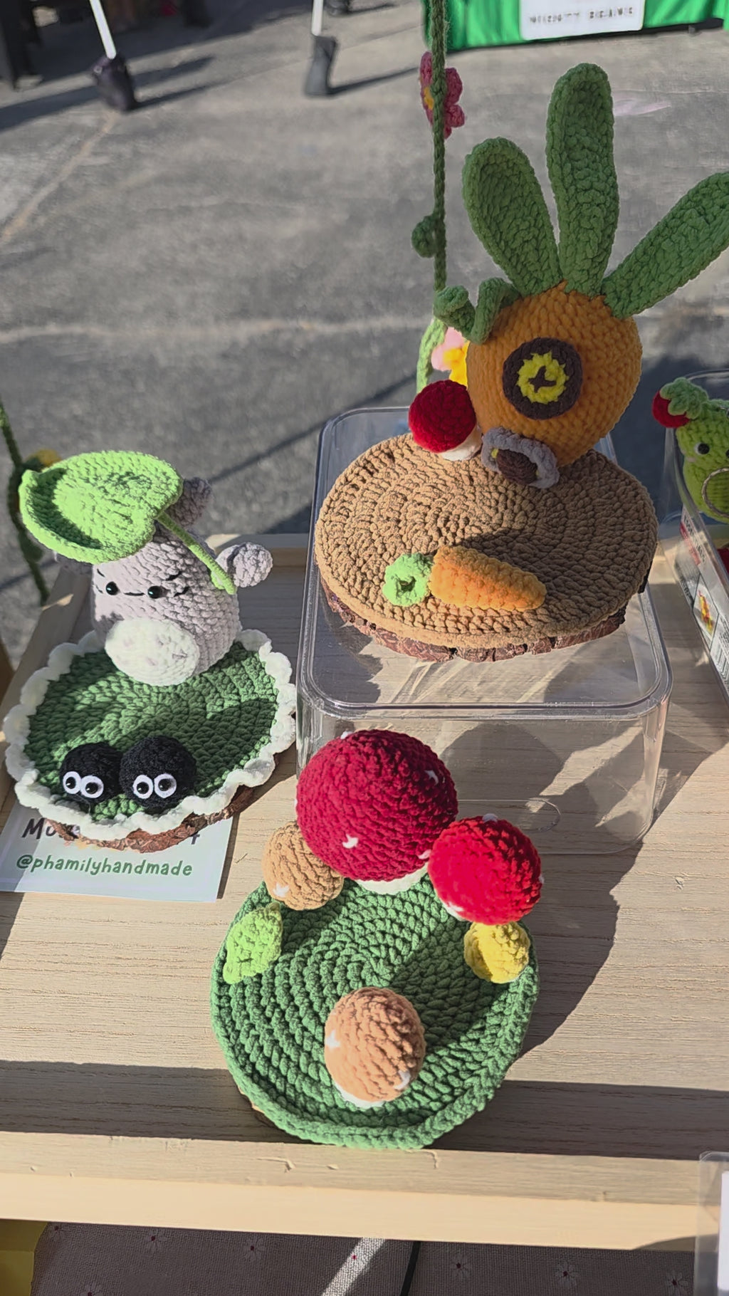 Phone Holder / Phone Stand for Desk: Mushrooms, Carrot House, Totoro