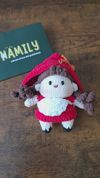 Little Red Riding Hood Keychain (5in)
