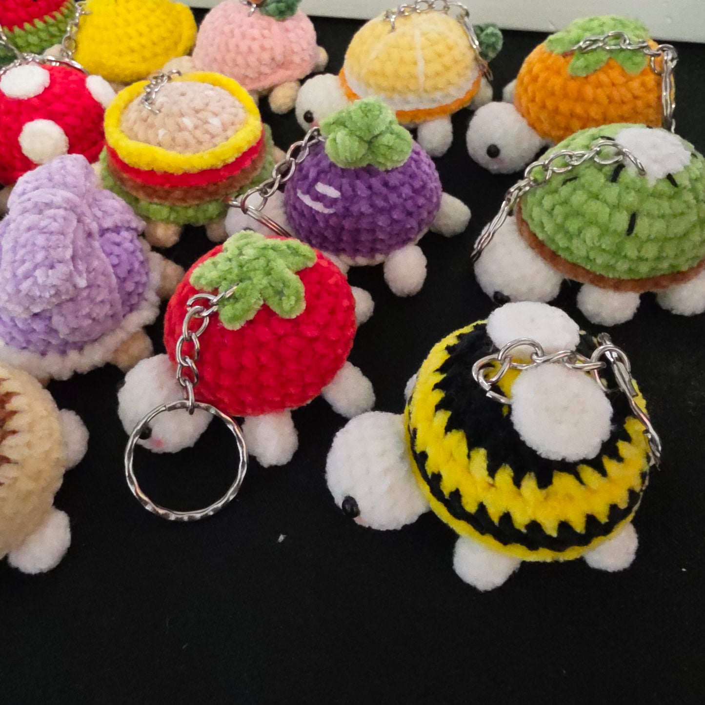 1. Cute Turtle Keychains - Finished item, ready to ship