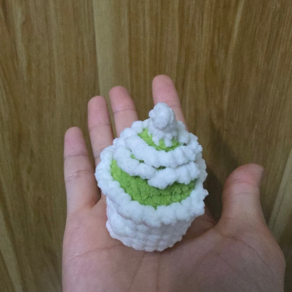Digital PDF Pattern: Christmas Tree Hat Mushroom Baby - Free Crochet Pattern (No Sew)