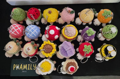 1. Cute Turtle Keychains - Finished item, ready to ship