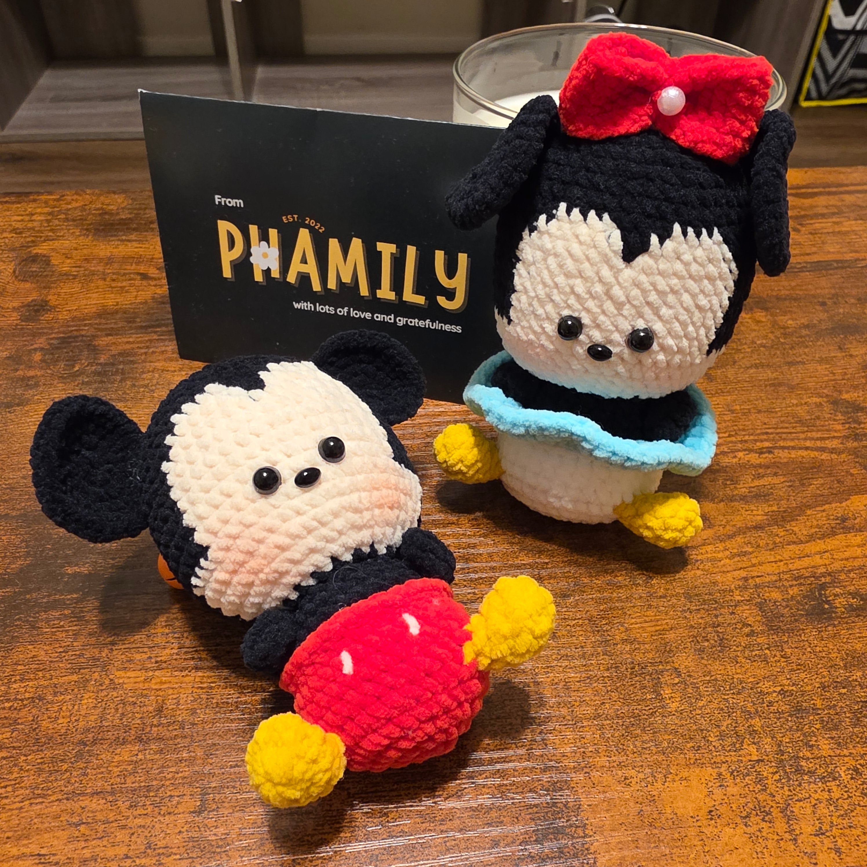 Cute Mouse Keychain / Ornament / Car Mirror Hanger