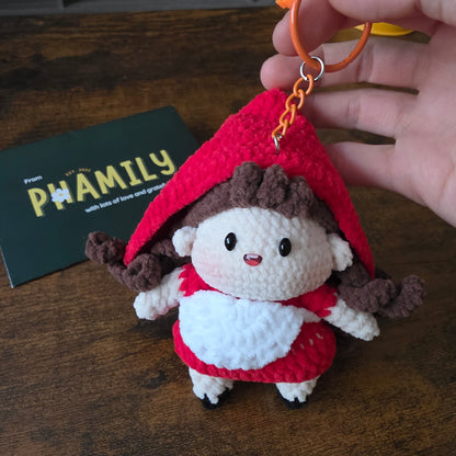 Little Red Riding Hood Keychain (5in)