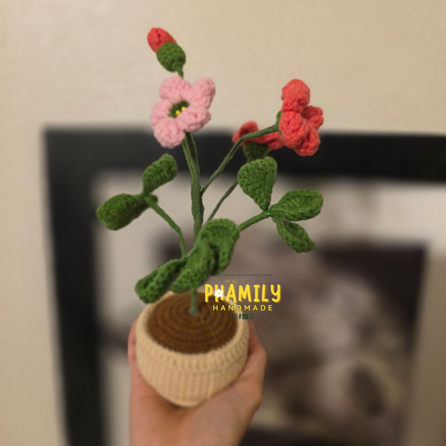 1. Vegetable Plant Pot, Houseplant Pot Handmade Crochet, Home Decoration, gift ideas, table decor, desk decor, gardening lovers, plant lovers