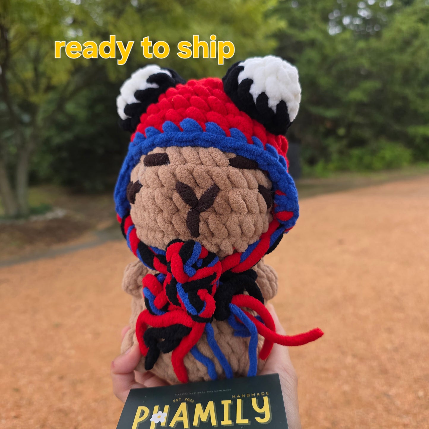 Capybara Plushie - Ready to Ship | Handmade Crochet Toy | Gift Idea