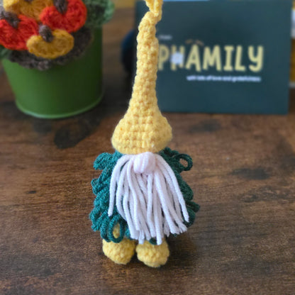 1. Christmas Tree Gnome Ornament - Crochet Pattern