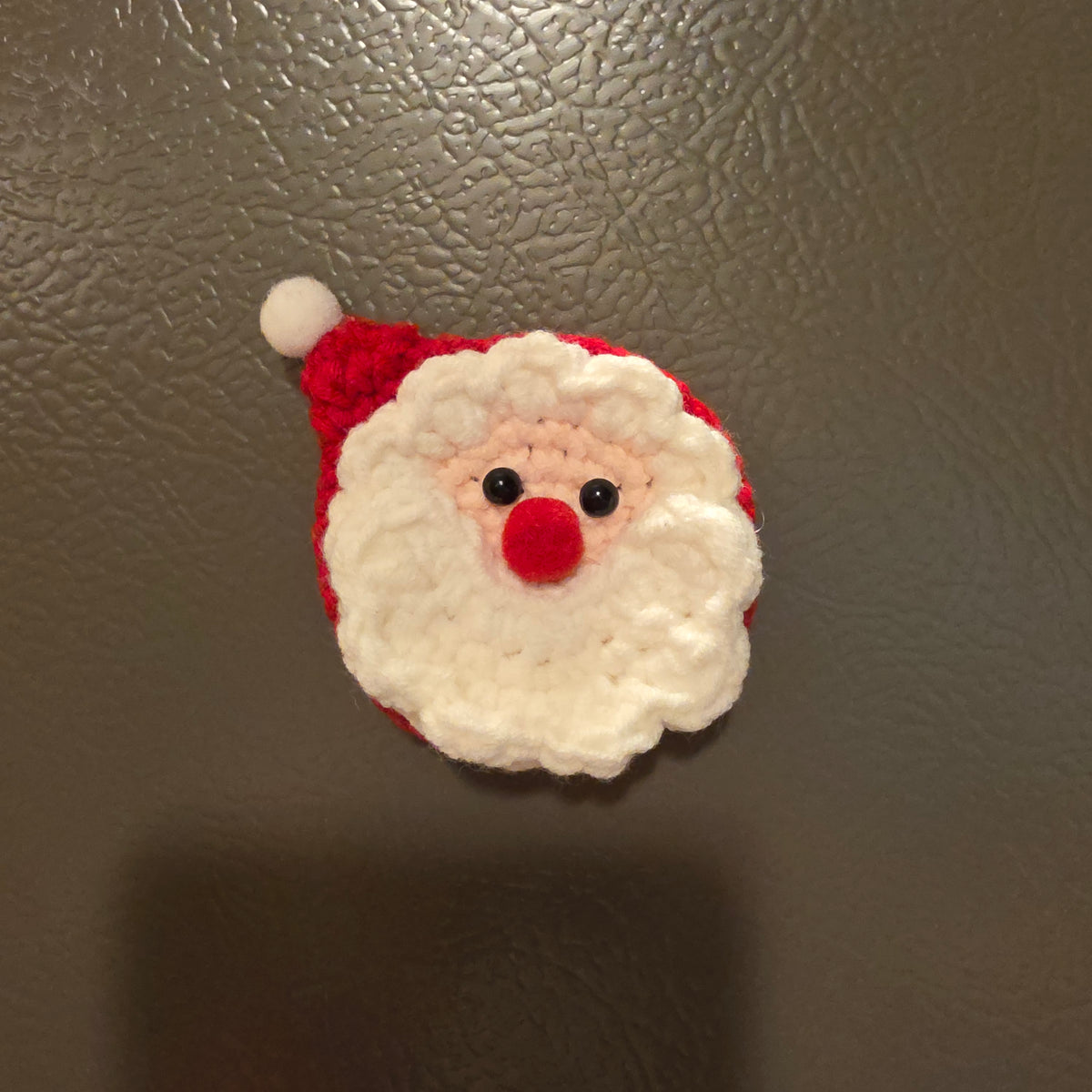 Cute Christmas Fridge Magnet Set | Cute Holiday Kitchen Decor, Handmade Crochet Christmas Decorations