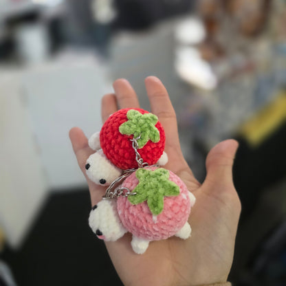 1. Cute Turtle Keychains - Finished item, ready to ship