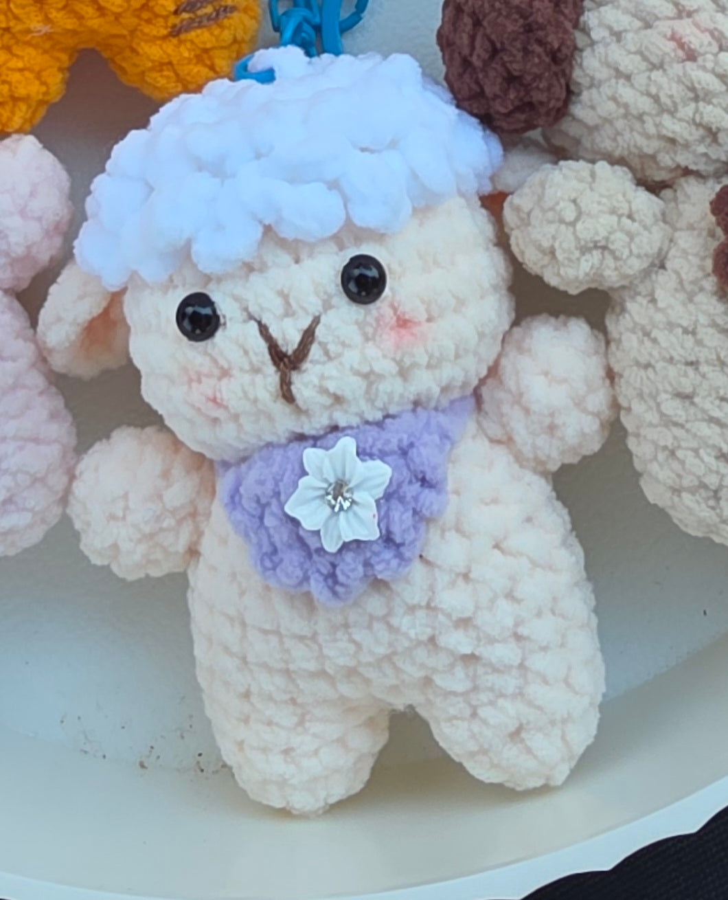 Animal Small Sized Crochet Keychain