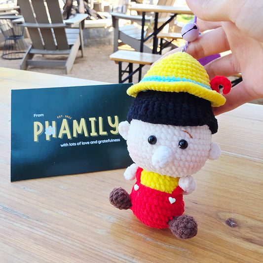 Pinocchio Keychain/Bag charm