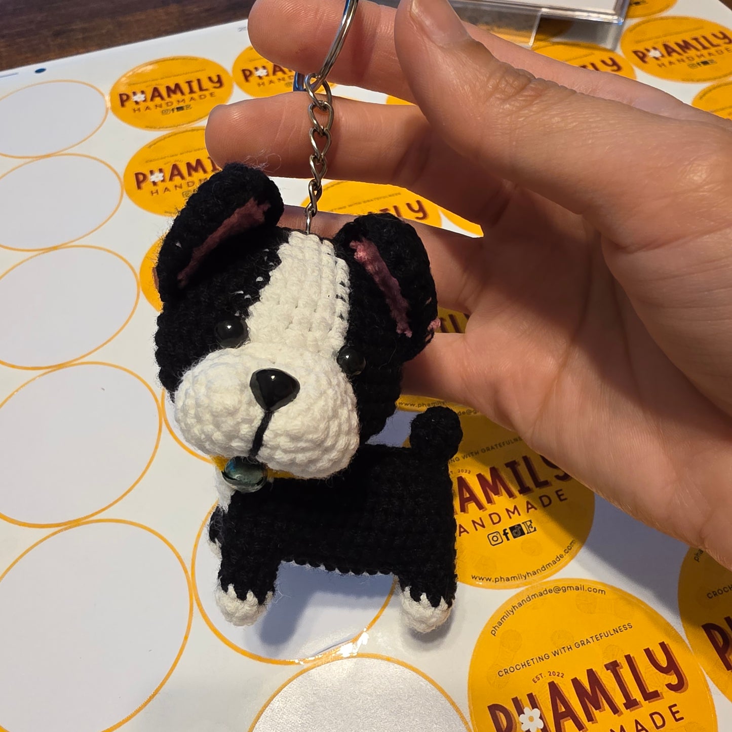 Husky Puppy Dog Keychain