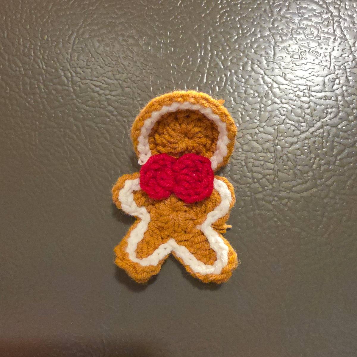 Cute Christmas Fridge Magnet Set | Cute Holiday Kitchen Decor, Handmade Crochet Christmas Decorations