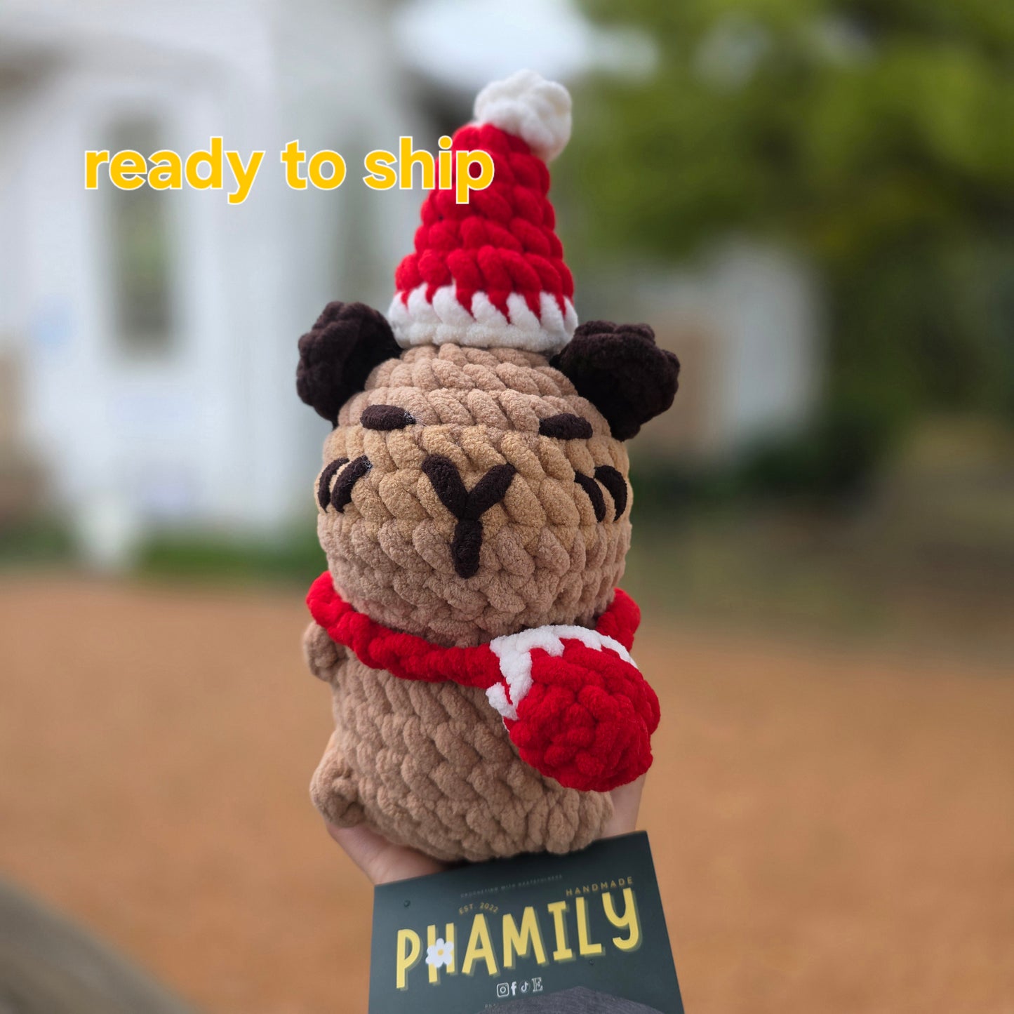 Capybara Plushie - Ready to Ship | Handmade Crochet Toy | Gift Idea