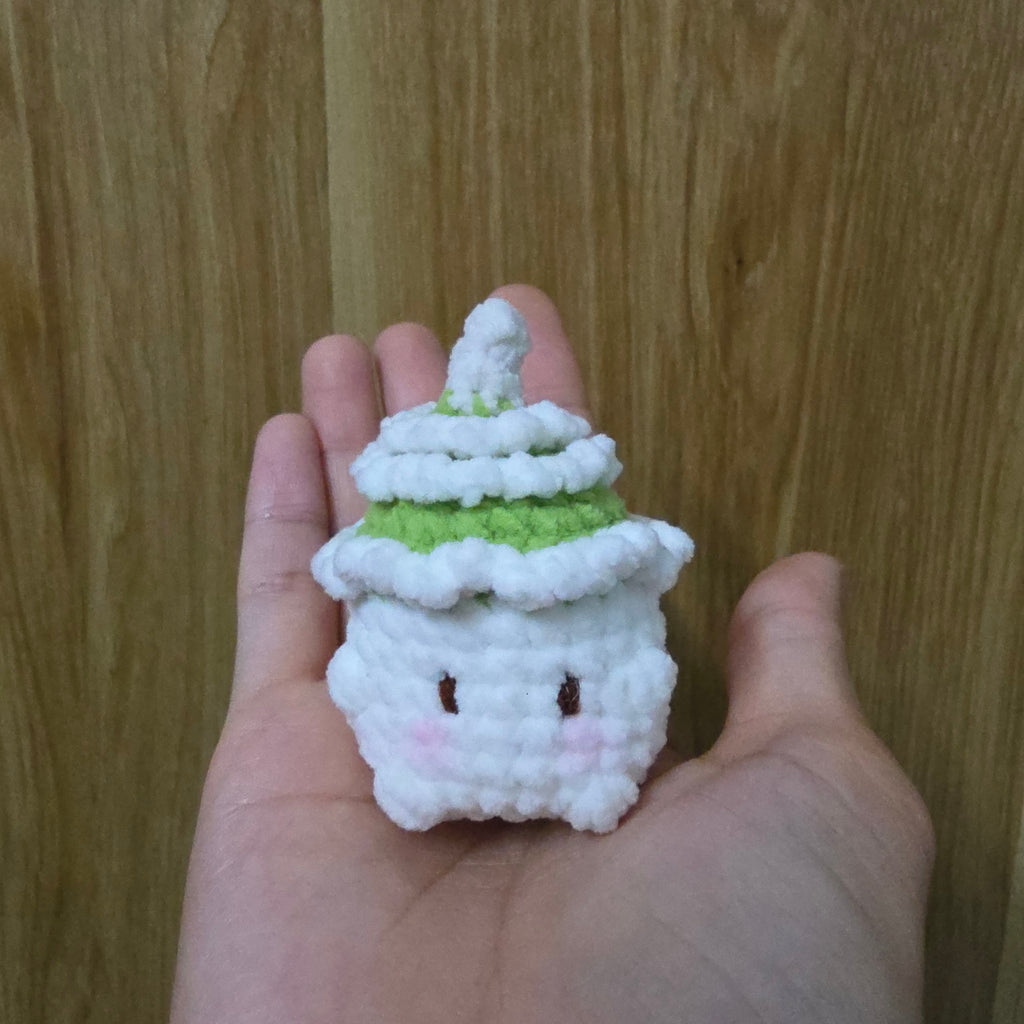 Digital PDF Pattern: Christmas Tree Hat Mushroom Baby - Free Crochet Pattern (No Sew)