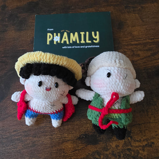 Luffy & Zoro One Piece Keychain