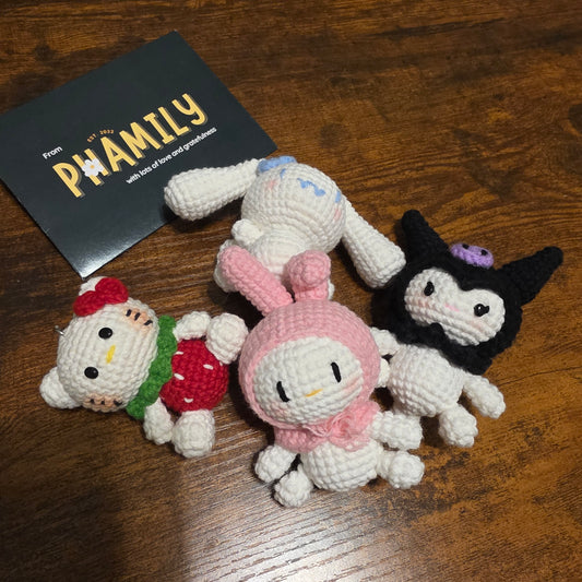 Hello Kitty & Friends Keychains
