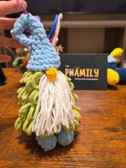 1. Christmas Tree Gnome Ornament - Crochet Pattern