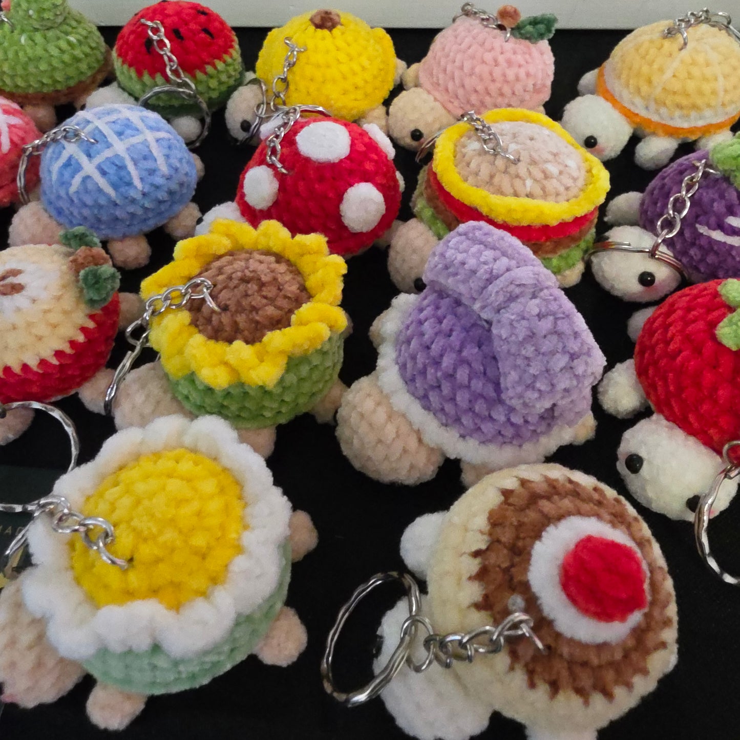 1. Cute Turtle Keychains - Finished item, ready to ship