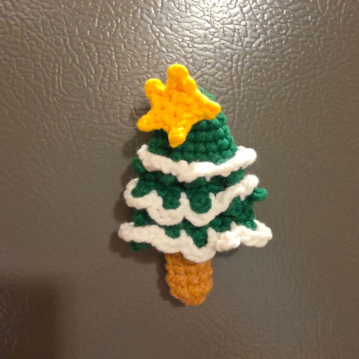 Cute Christmas Fridge Magnet Set | Cute Holiday Kitchen Decor, Handmade Crochet Christmas Decorations