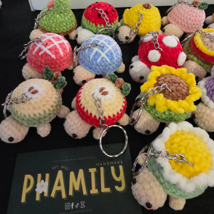 1. Cute Turtle Keychains - Finished item, ready to ship