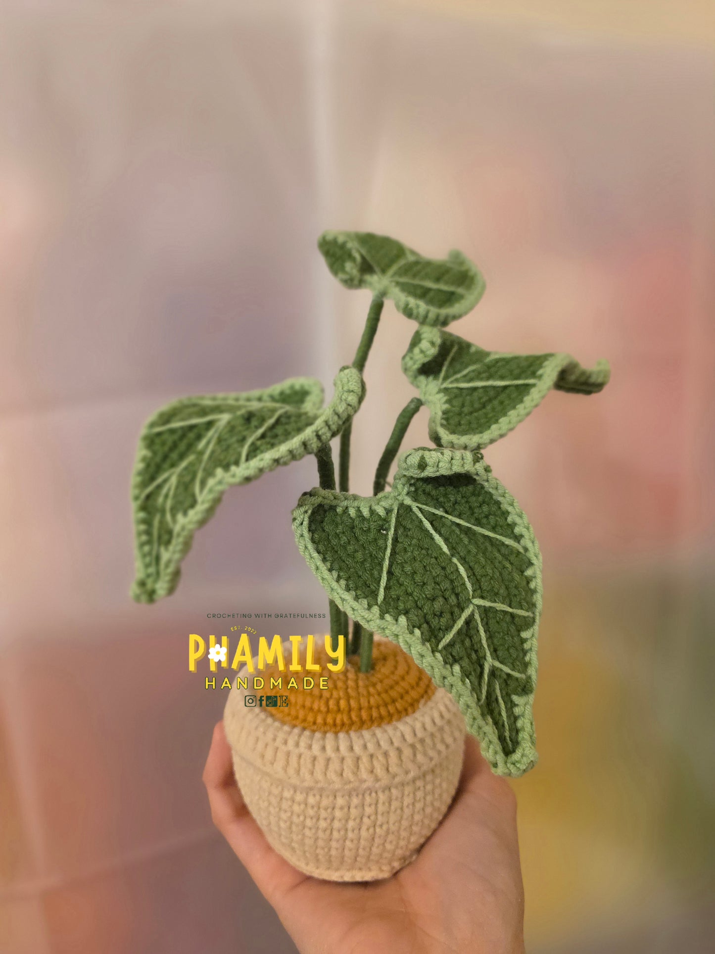 1. Vegetable Plant Pot, Houseplant Pot Handmade Crochet, Home Decoration, gift ideas, table decor, desk decor, gardening lovers, plant lovers